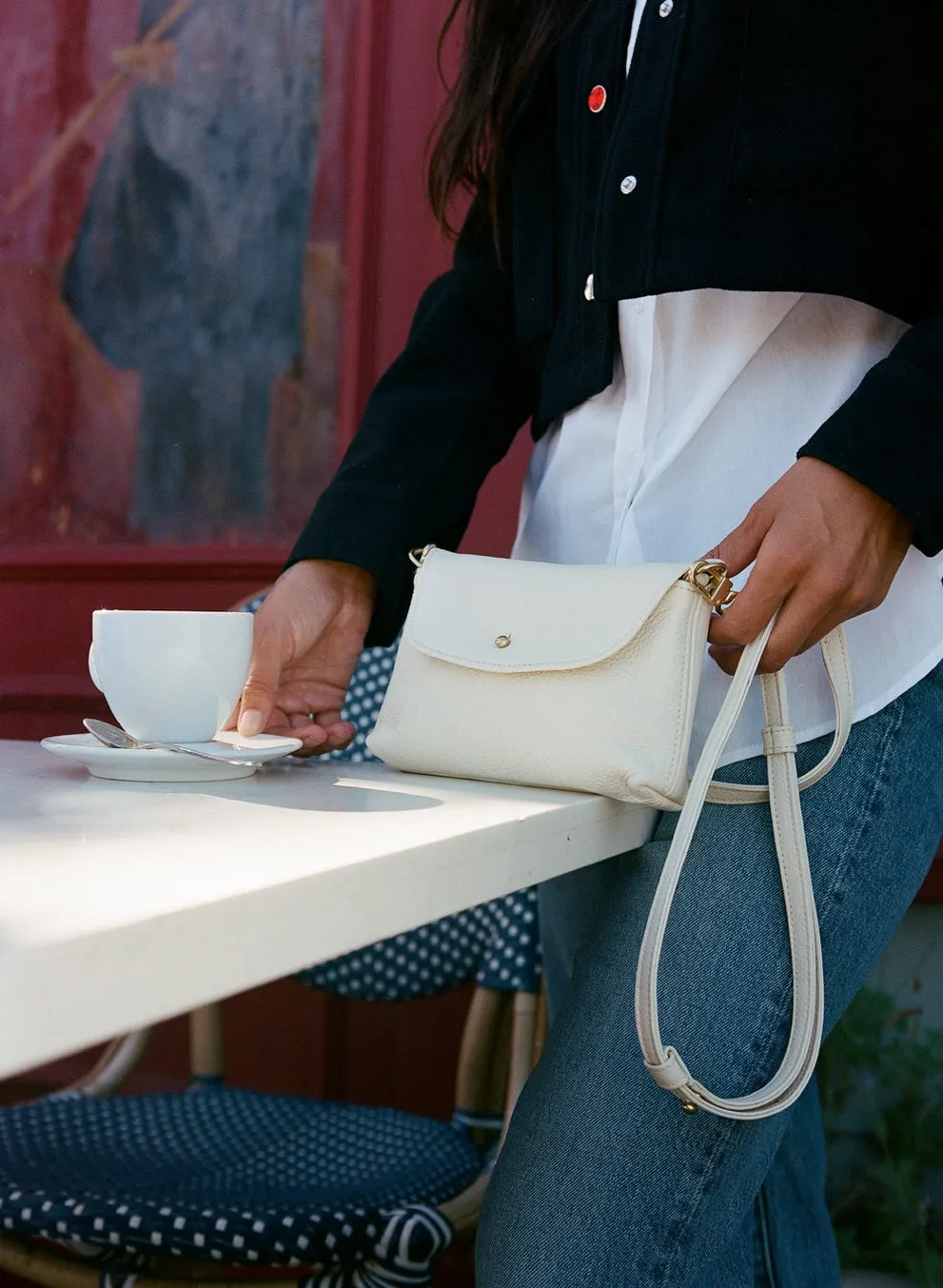 Kaanapali Crossbody Bag in Milk