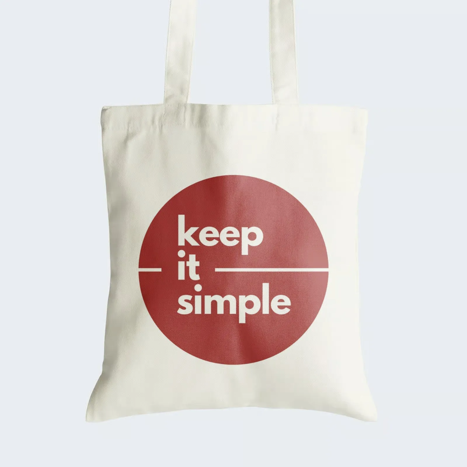 Keep It Simple Tote Bag With Zipper