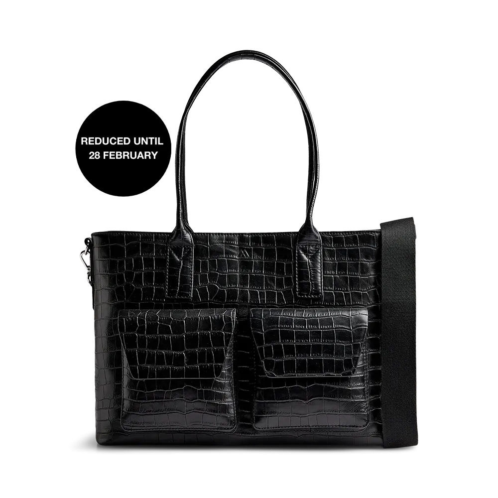 KelseyMBG Work Bag, Matte Croco