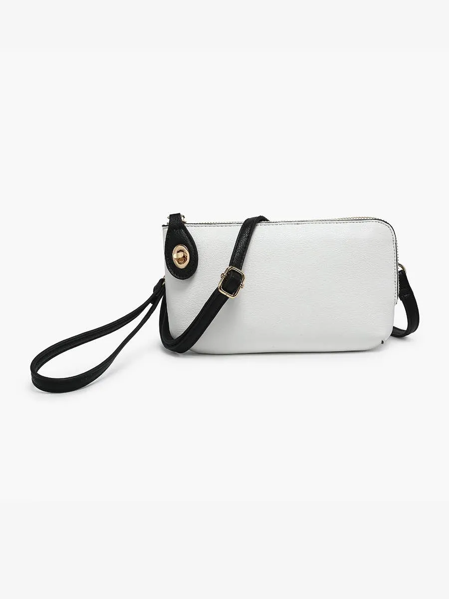 Kendall Crossbody/Wristlet w/ Twist Lock Closure