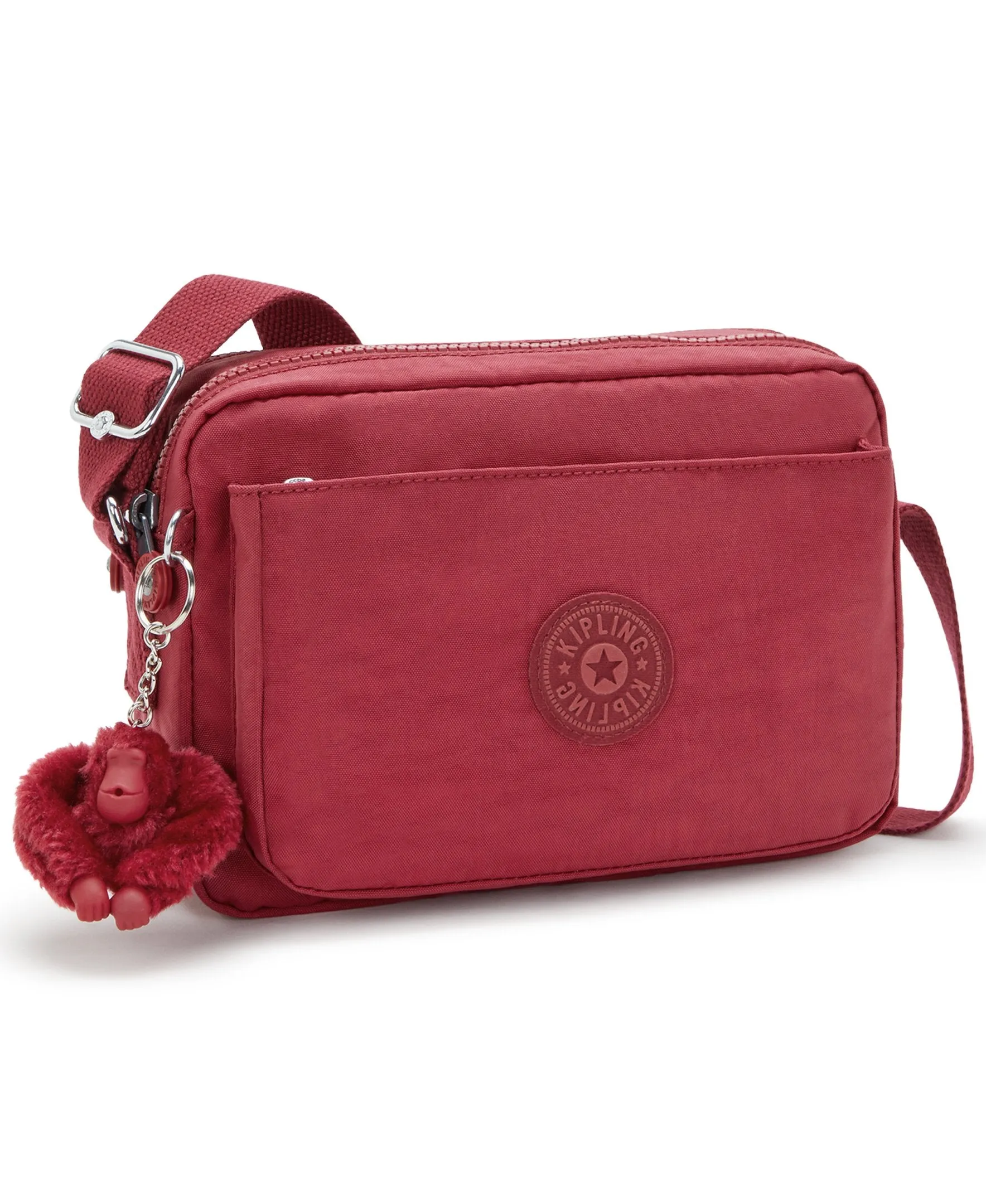 Kipling Abanu M Funky Red Medium Crossbody Bag I7076-4SS