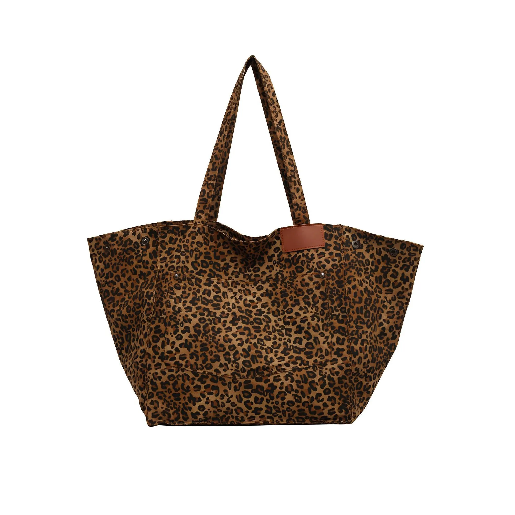 Kitty's Wild Leopard Canvas Tote