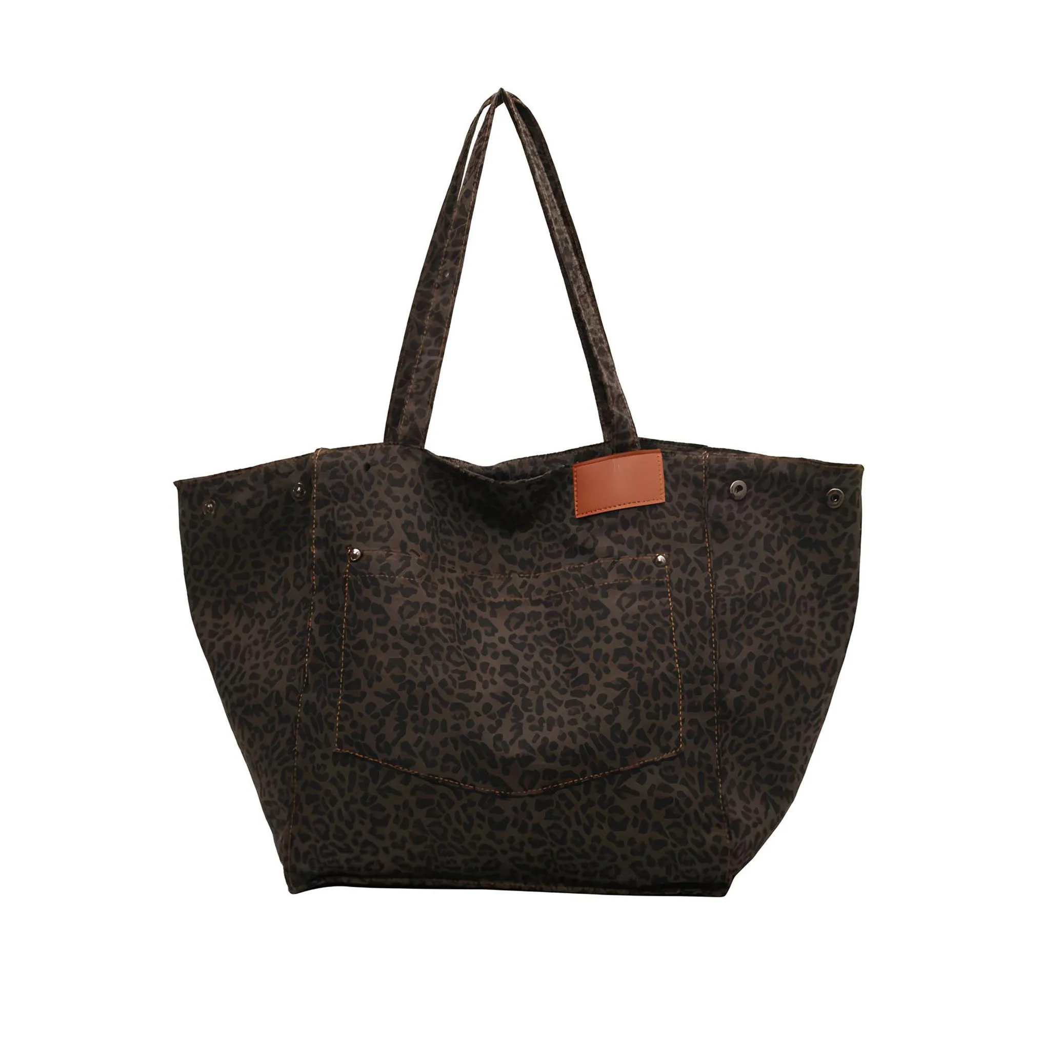 Kitty's Wild Leopard Canvas Tote