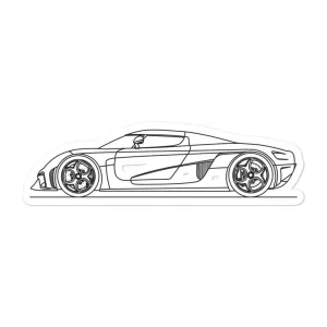 Koenigsegg Regera Outline Sticker