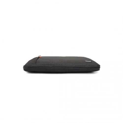 Kono Streamline Water-Resistant Medium Laptop Sleeve With Velvety Interior - Black