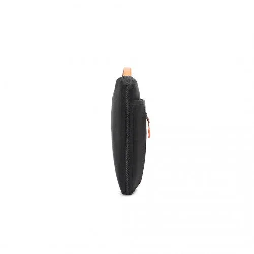 Kono Streamline Water-Resistant Medium Laptop Sleeve With Velvety Interior - Black