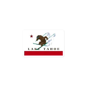Lake Tahoe Ski Sticker
