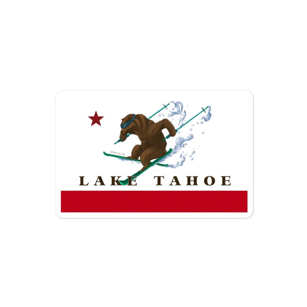 Lake Tahoe Ski Sticker