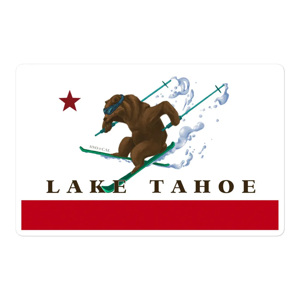 Lake Tahoe Ski Sticker