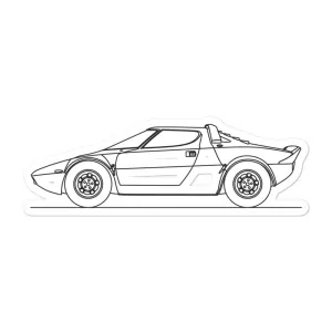 Lancia Stratos Silhouette Sticker