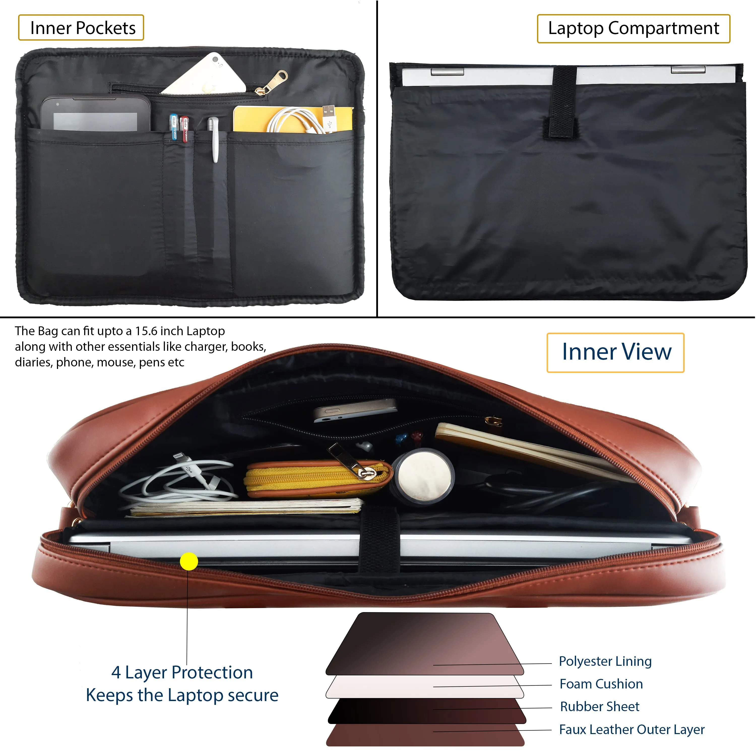 Laptop Handbag Music Border