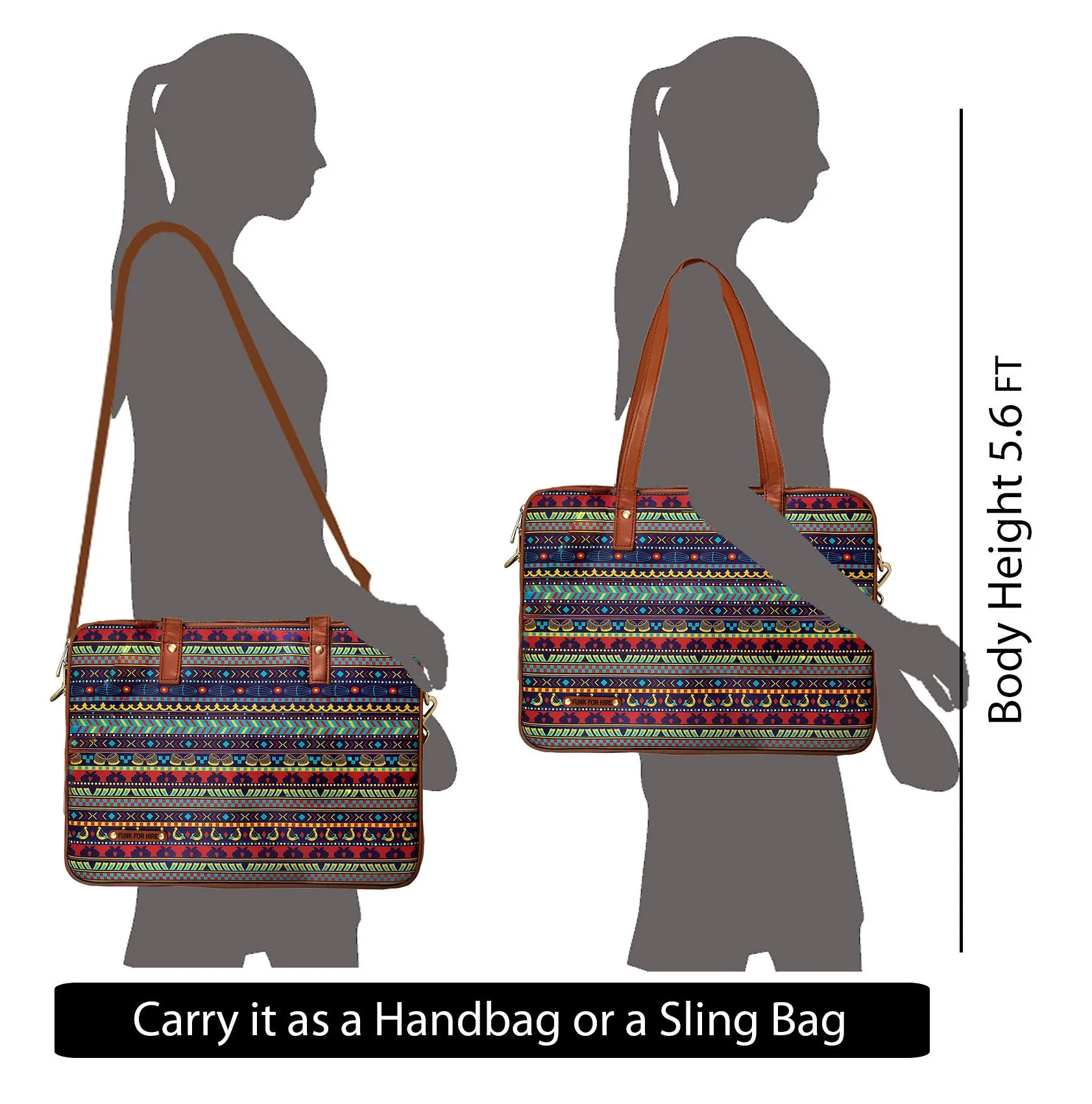 Laptop Handbag Music Border