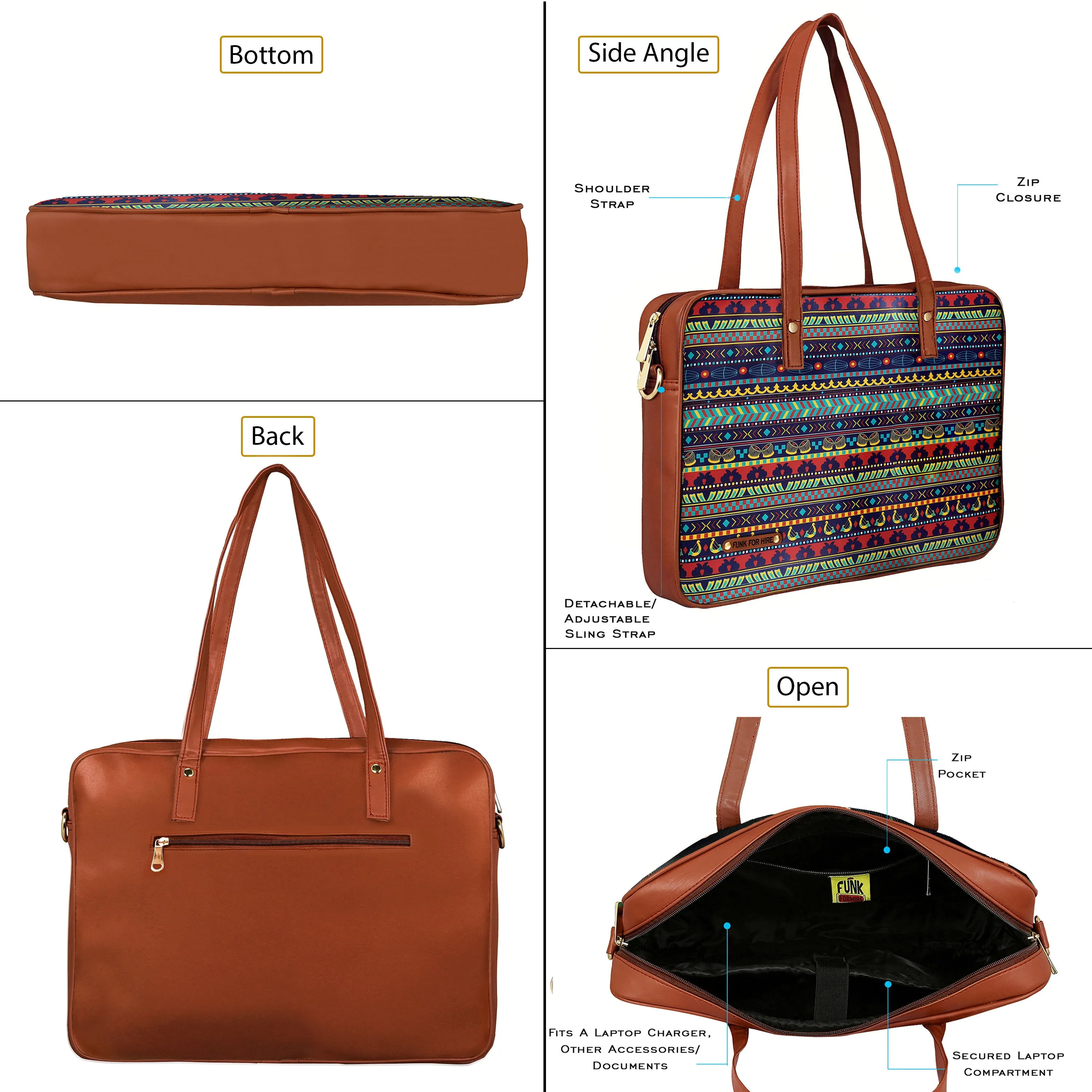 Laptop Handbag Music Border