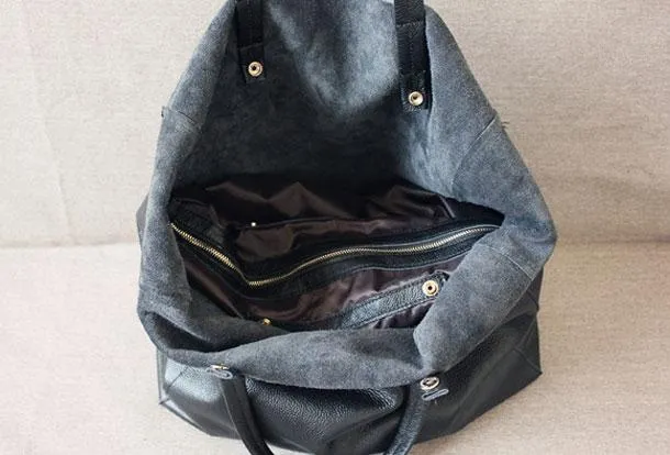 Large Leather Tote Bag Womens Leather Tote Bags Green Leather Laptop Tote Bag
