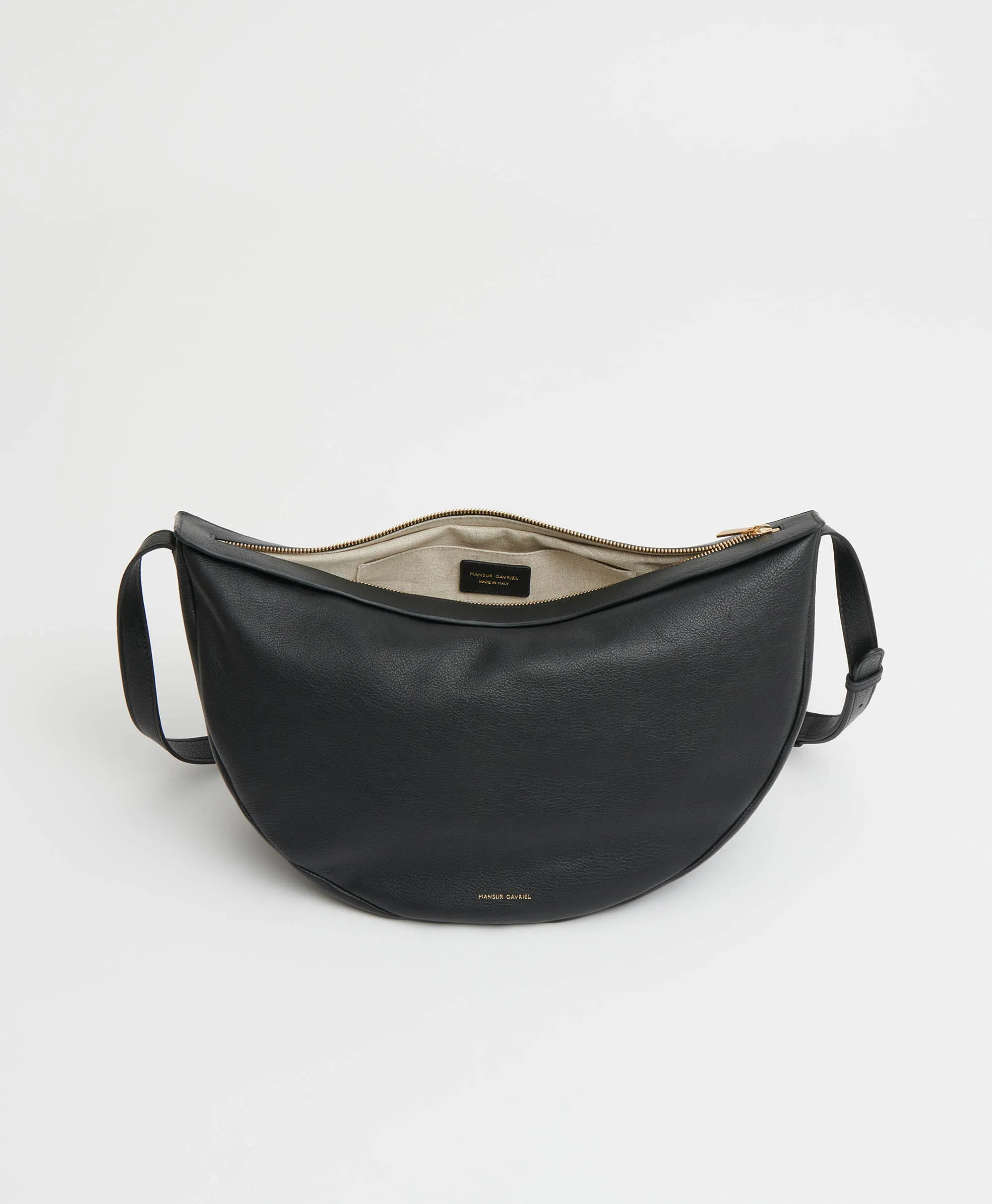 Large Moon Sling Bag - Black