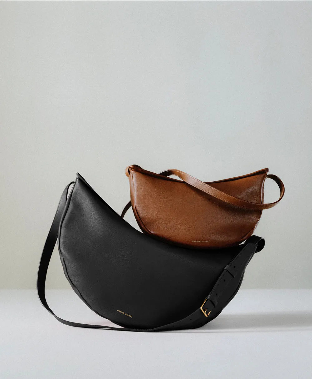 Large Moon Sling Bag - Black