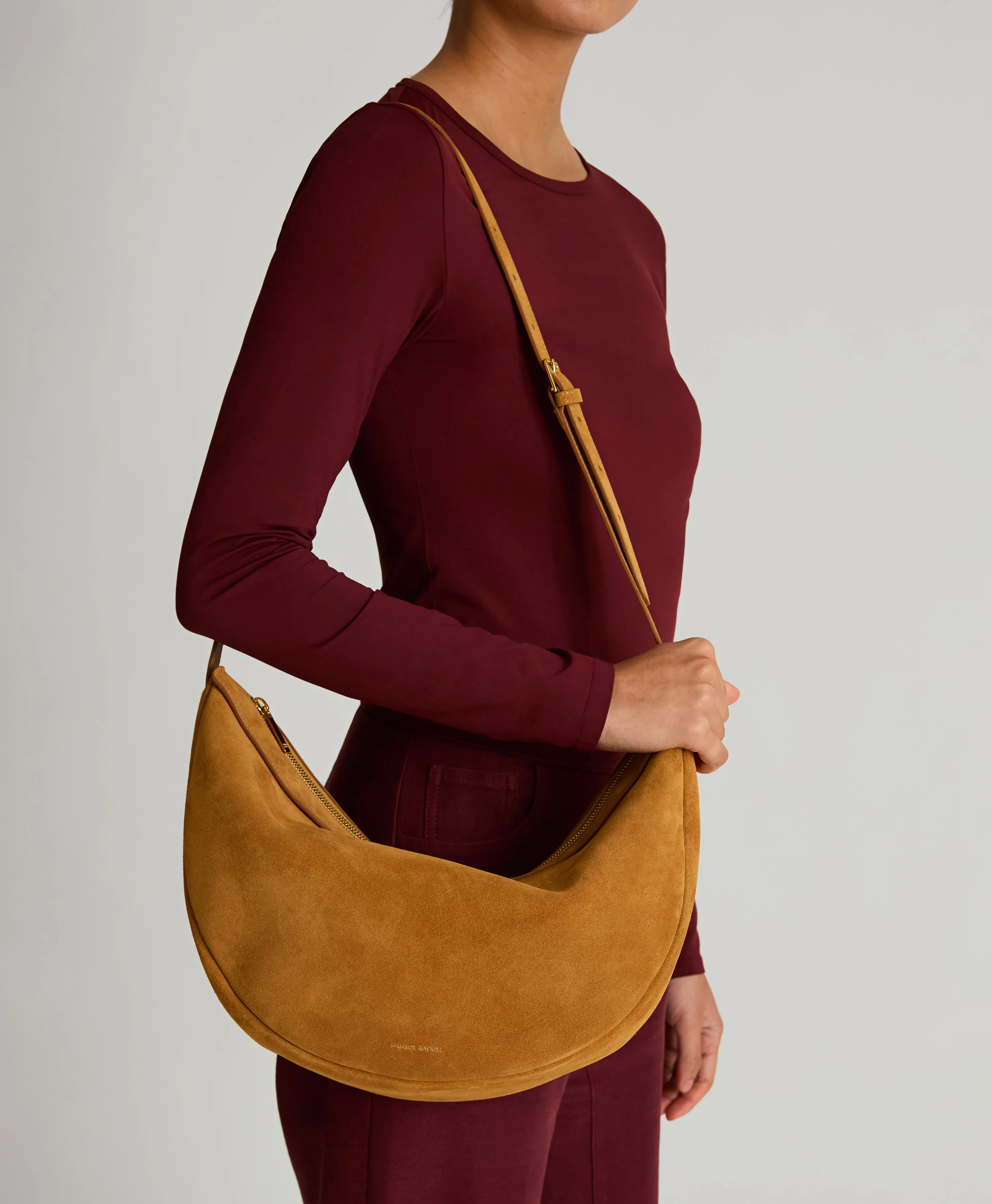 Large Moon Sling Bag - Black