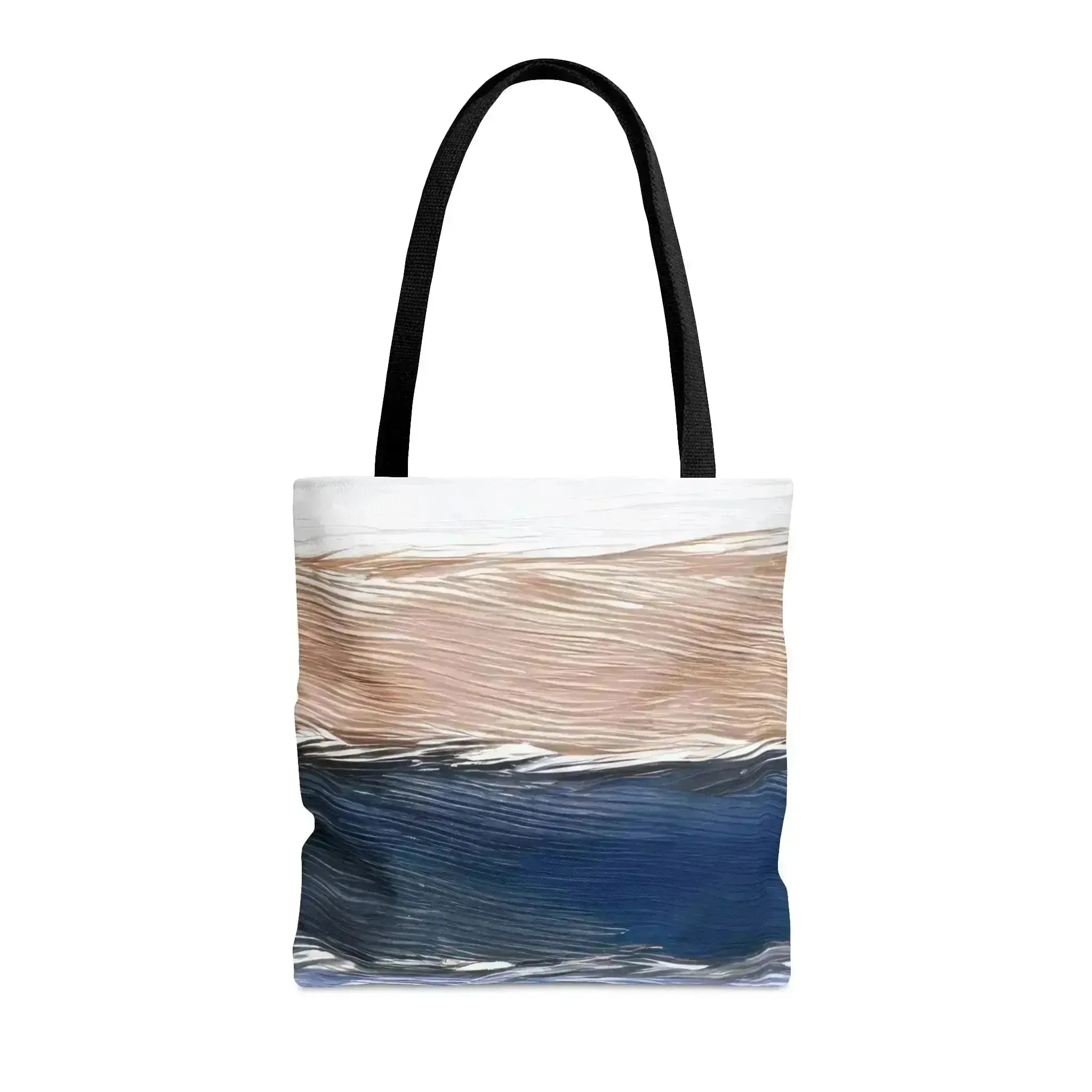 Large Tote Bag Rustic Hues Pattern
