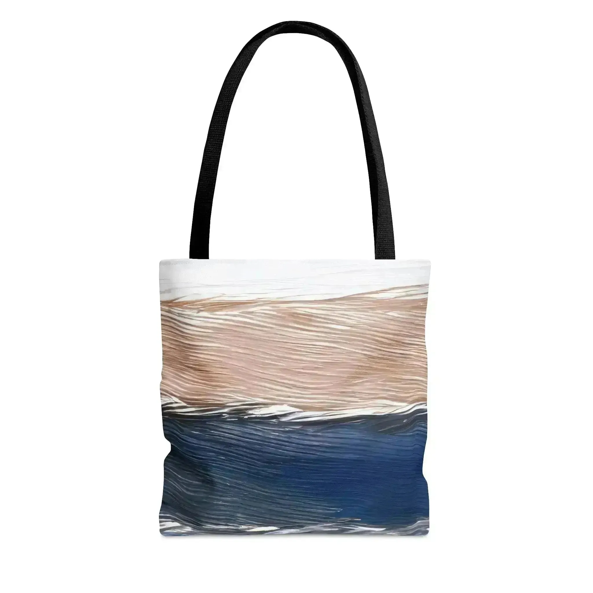 Large Tote Bag Rustic Hues Pattern
