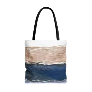 Large Tote Bag Rustic Hues Pattern