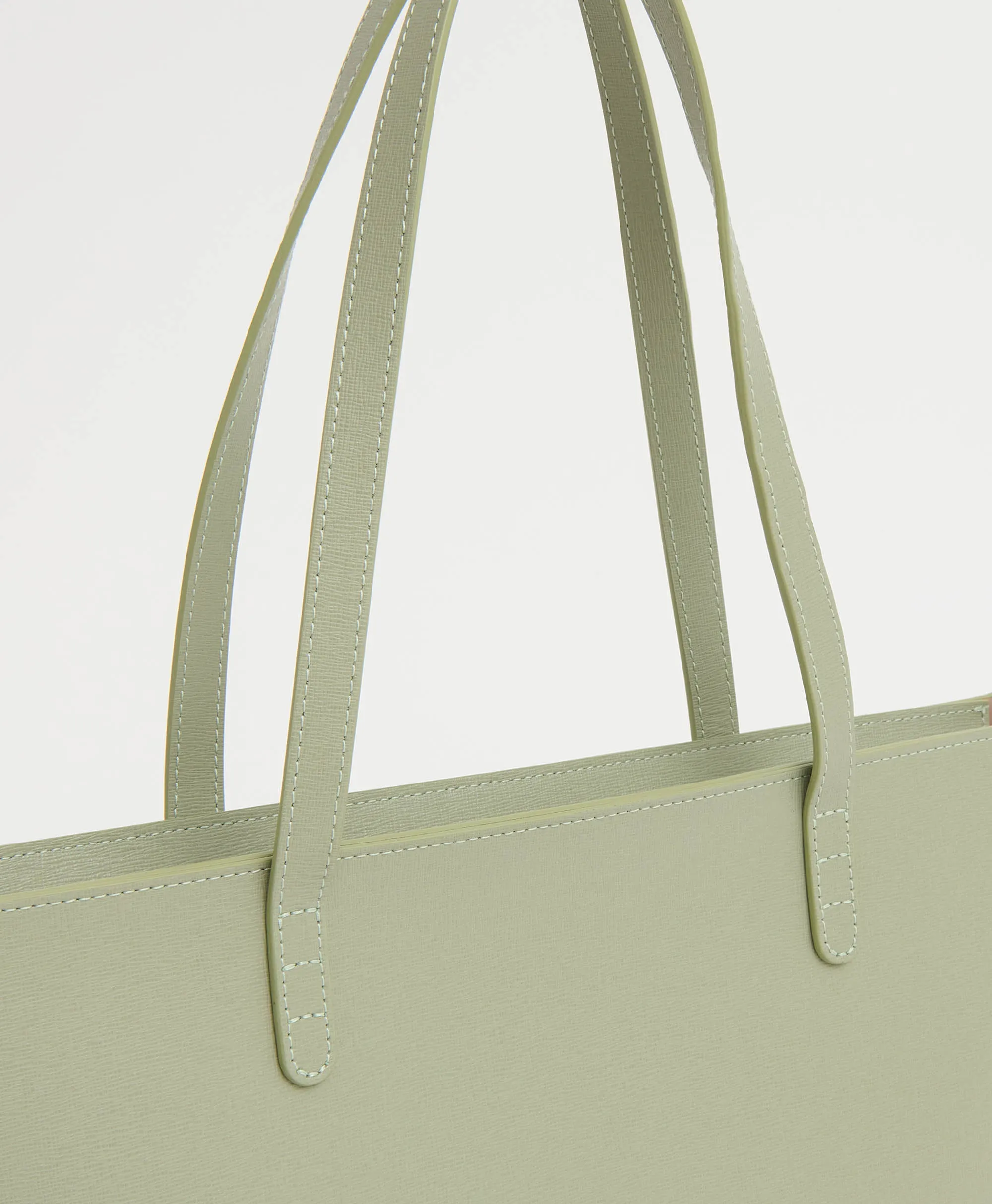 Large Zip Tote - Sage