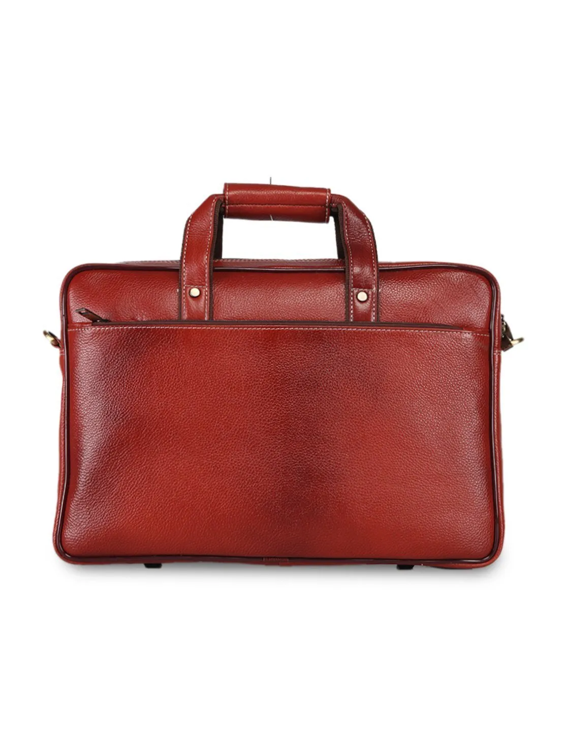 Leather 16 inches men’s formal office laptop messenger bag