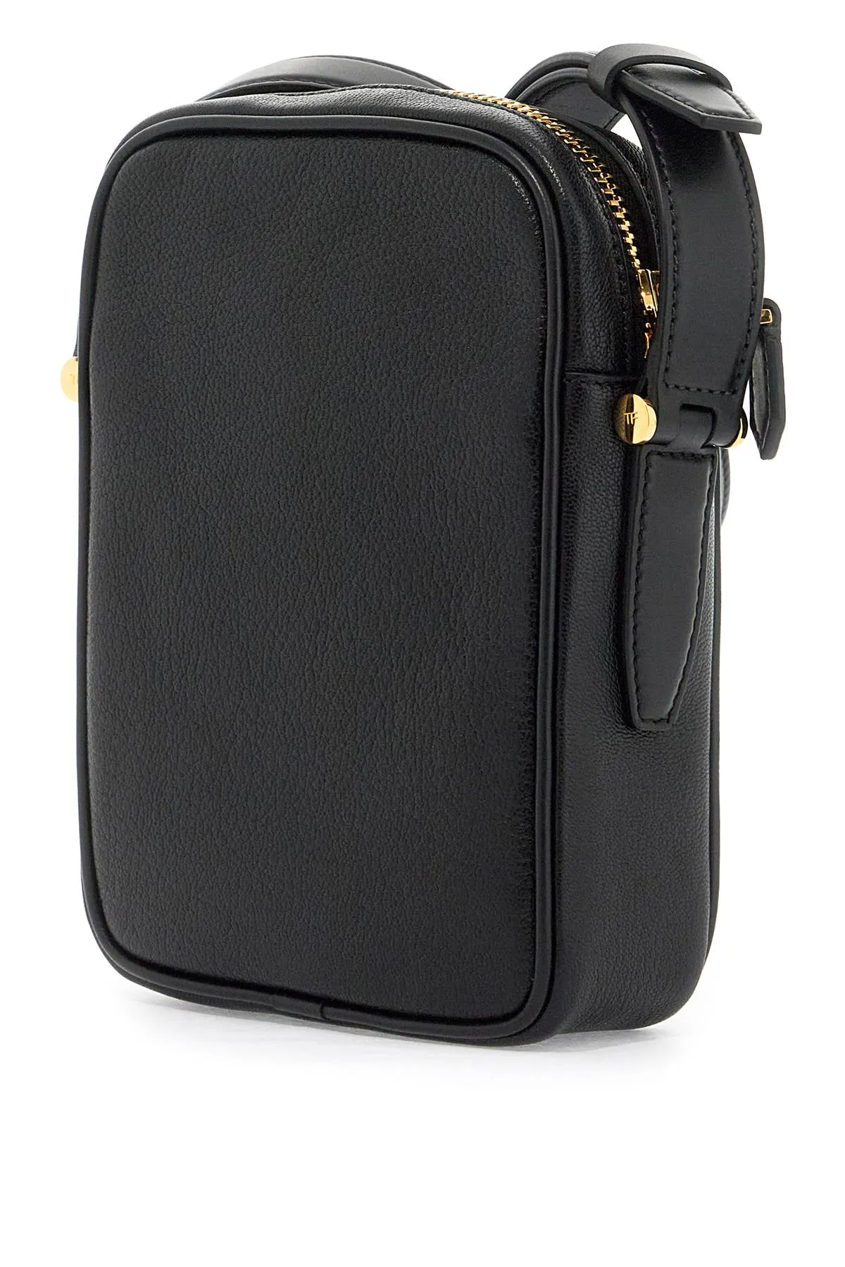 leather shoulder bag with strap