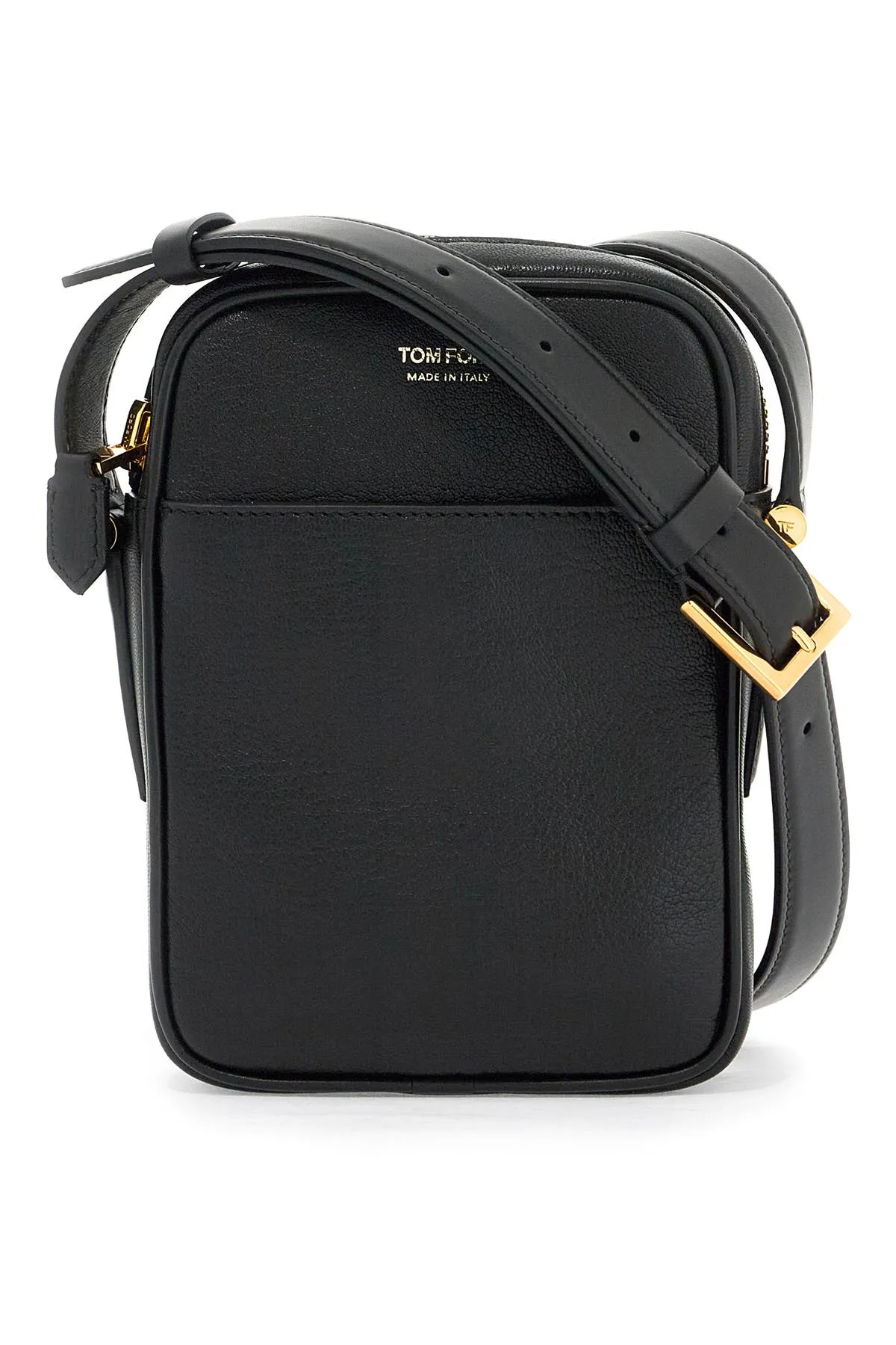 leather shoulder bag with strap