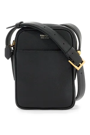 leather shoulder bag with strap