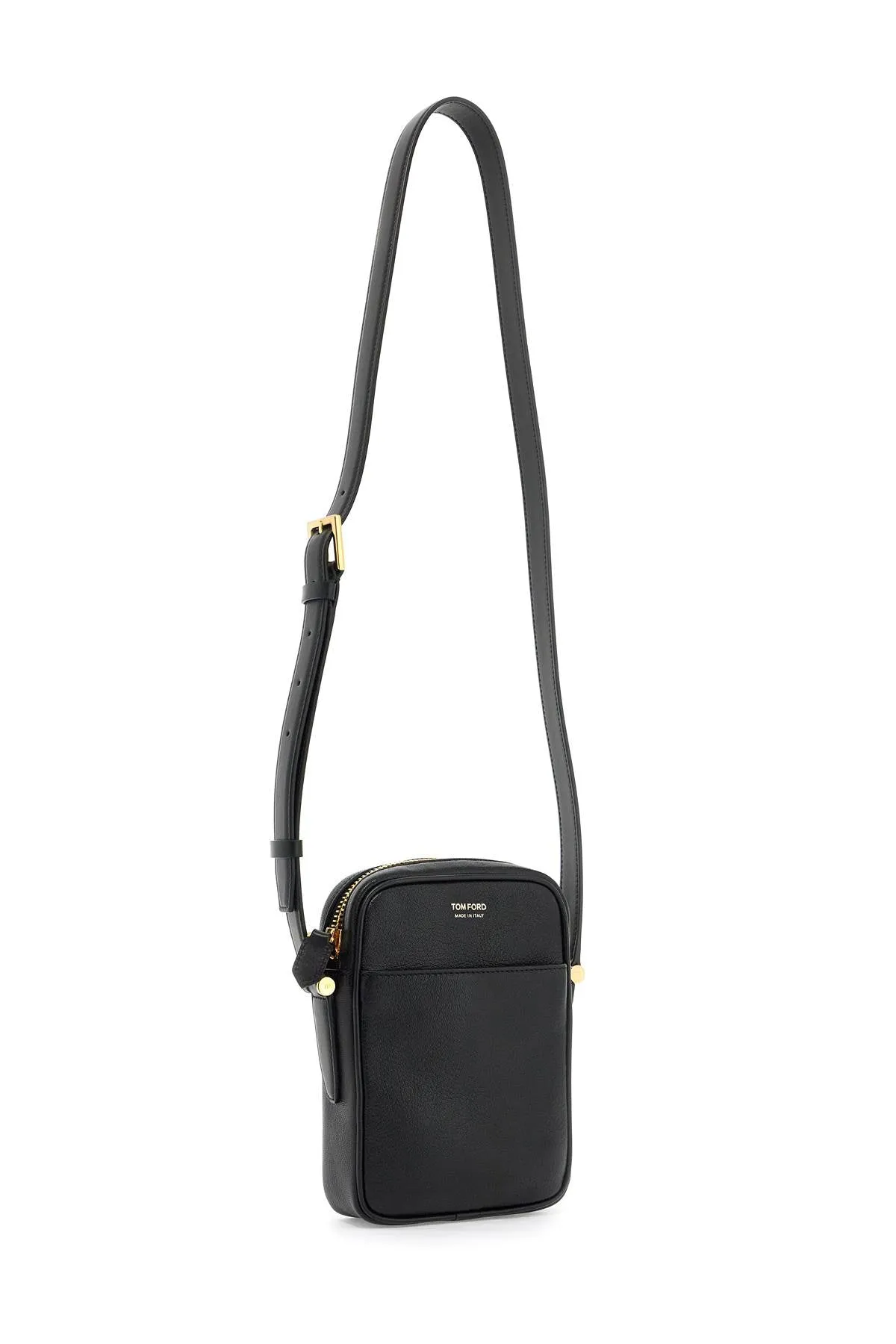 leather shoulder bag with strap