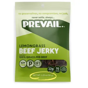 Lemongrass Beef Jerky Single Serve 8 pack