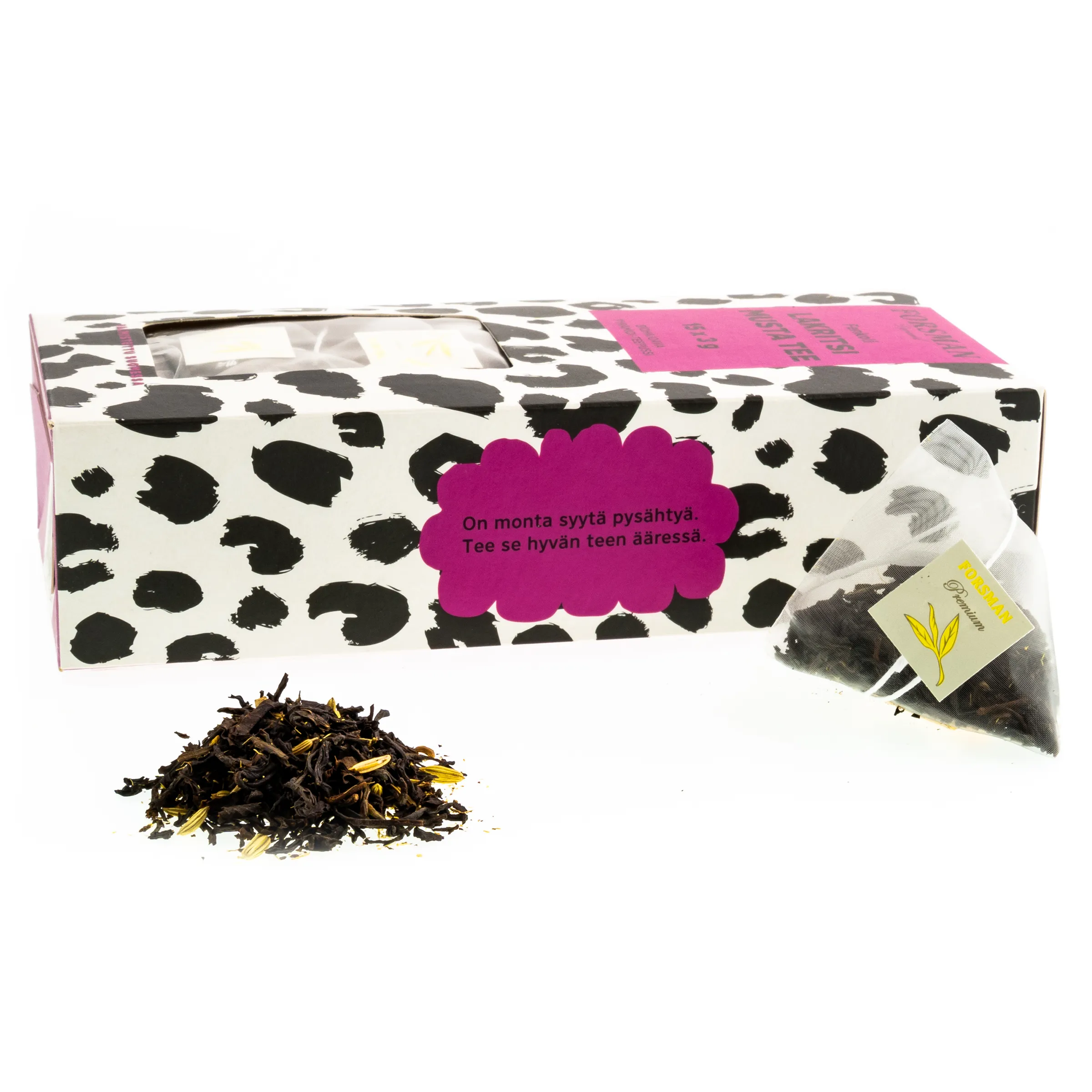 Licorice-fennel pyramid tea
