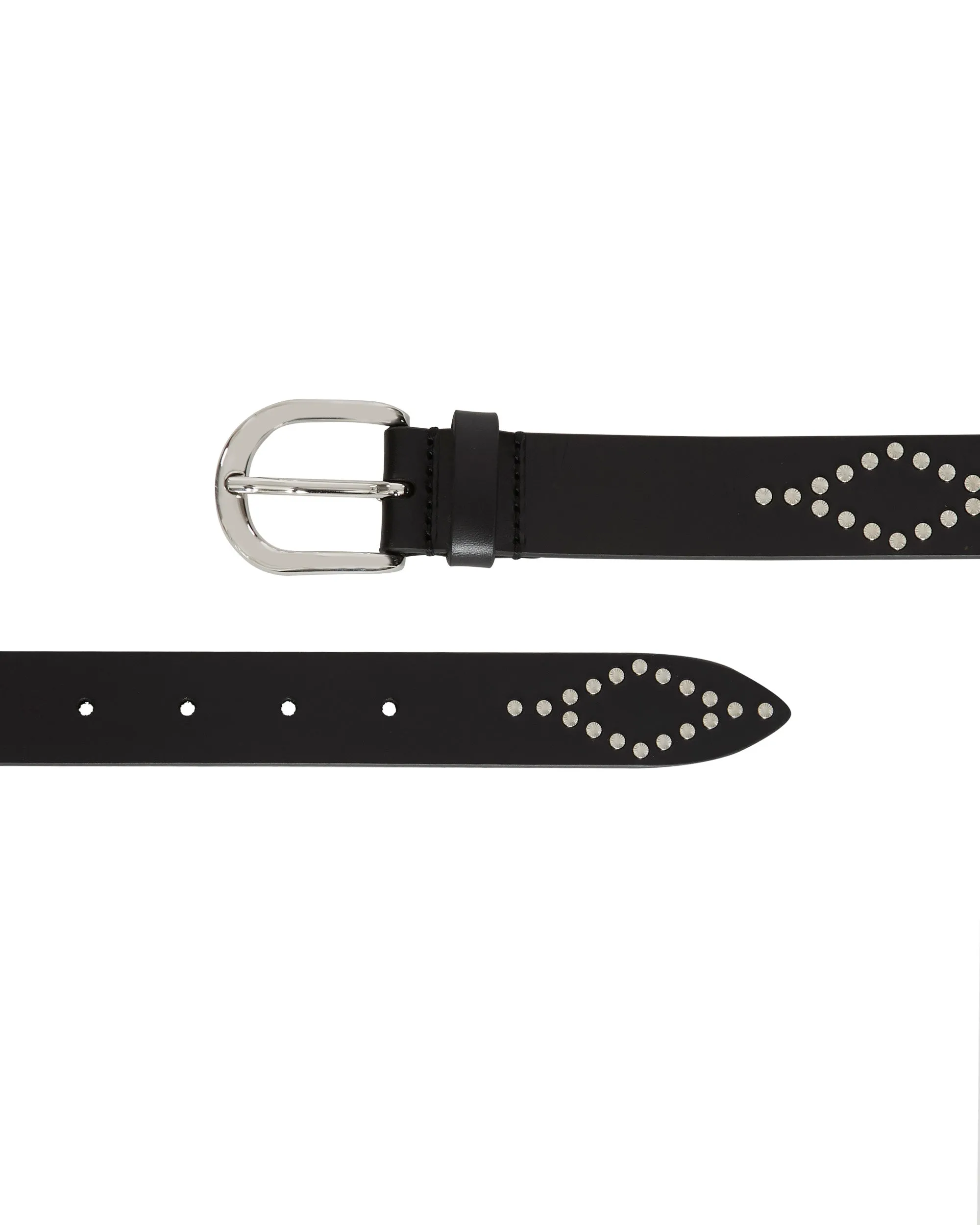 Liliana Belt in Black/Silver