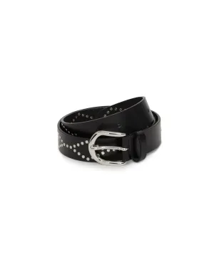 Liliana Belt in Black/Silver