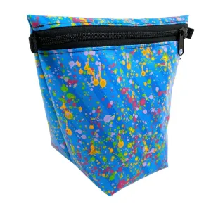**Limited Release** Banner Zipper Pouch, Pyramid: "Bright And Happy"