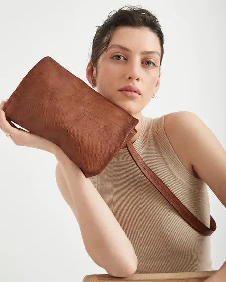 LINEA CROSSBODY | COGNAC