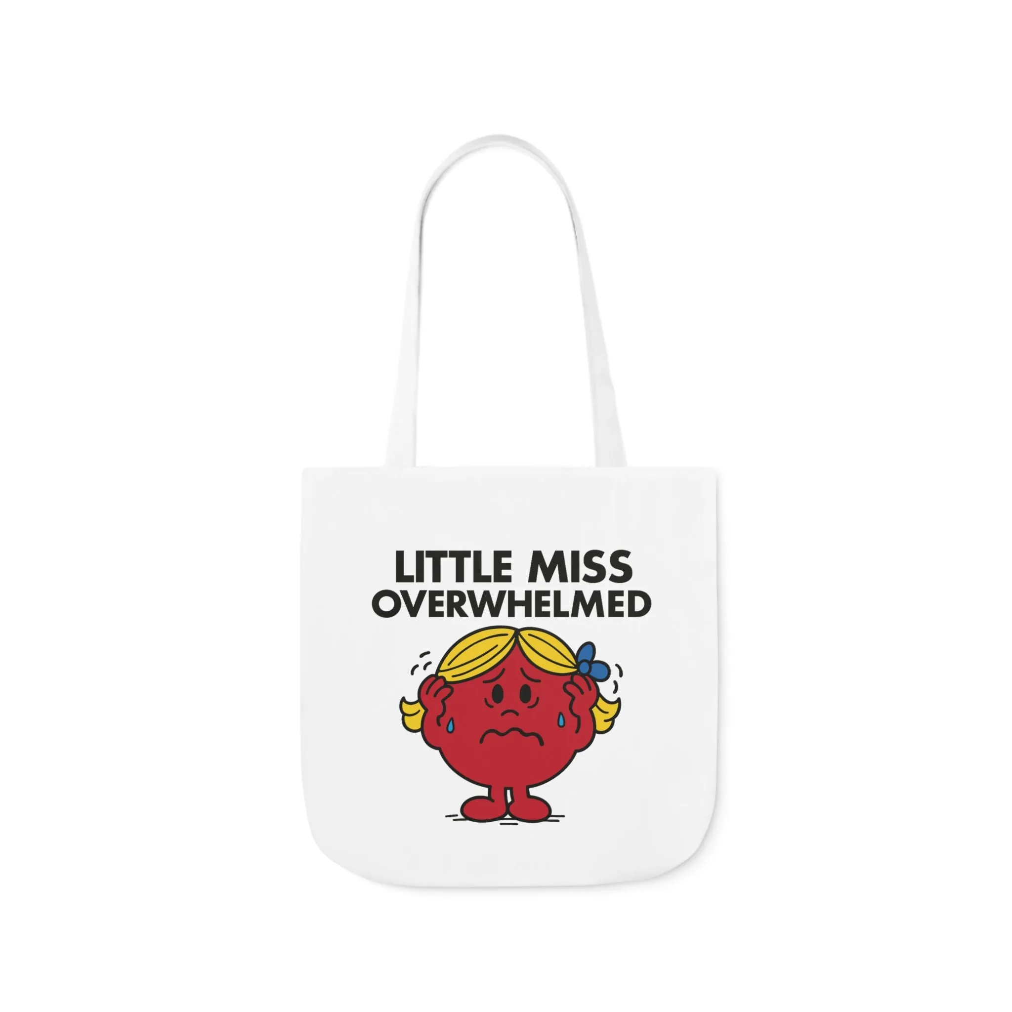 Little Miss Overwhelmed Canvas Tote Bag