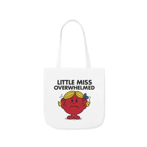 Little Miss Overwhelmed Canvas Tote Bag