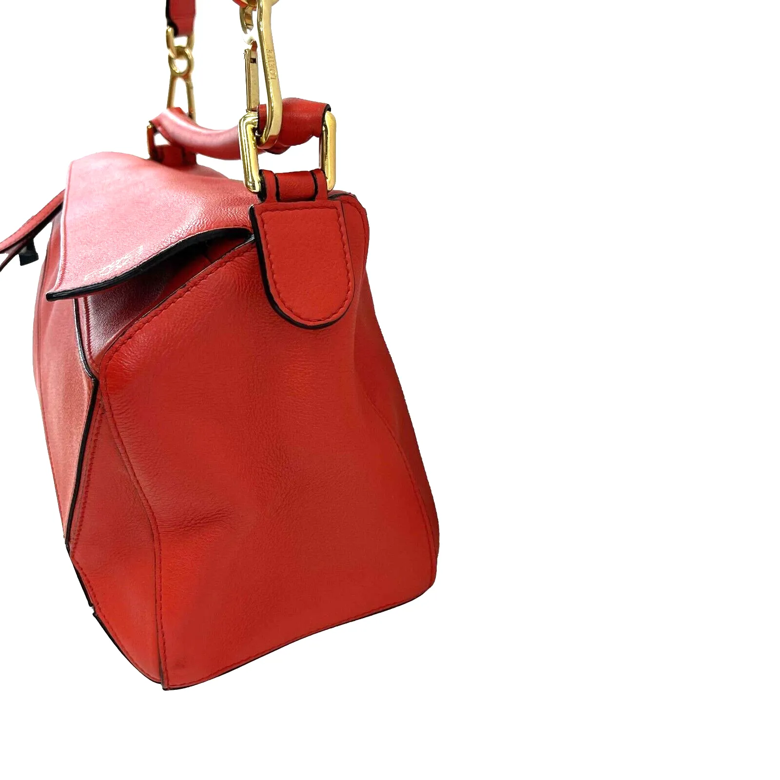 Loewe Puzzle Scarlet Medium Handbag Excellent