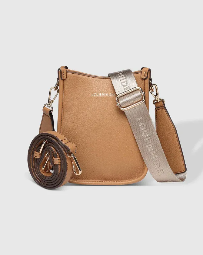 Louenhide - Parker Phone Crossbody Camel