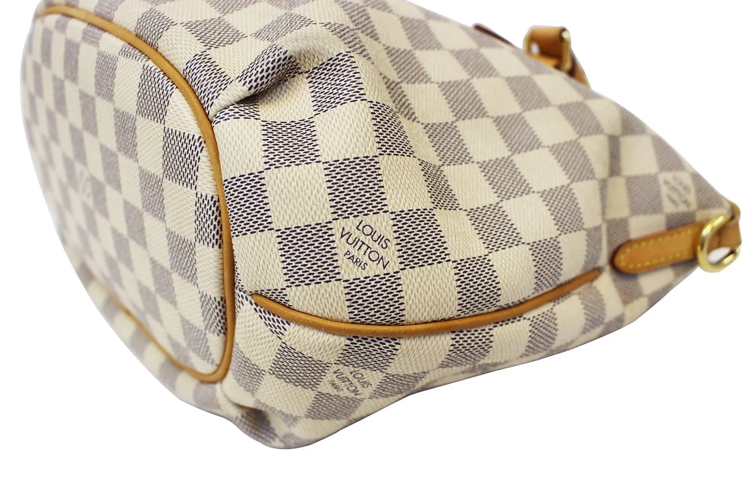 LOUIS VUITTON Damier Azur Riviera PM Shoulder Handbag
