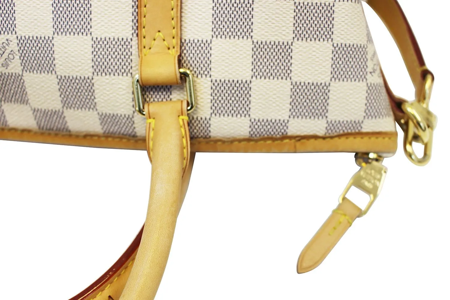 LOUIS VUITTON Damier Azur Riviera PM Shoulder Handbag