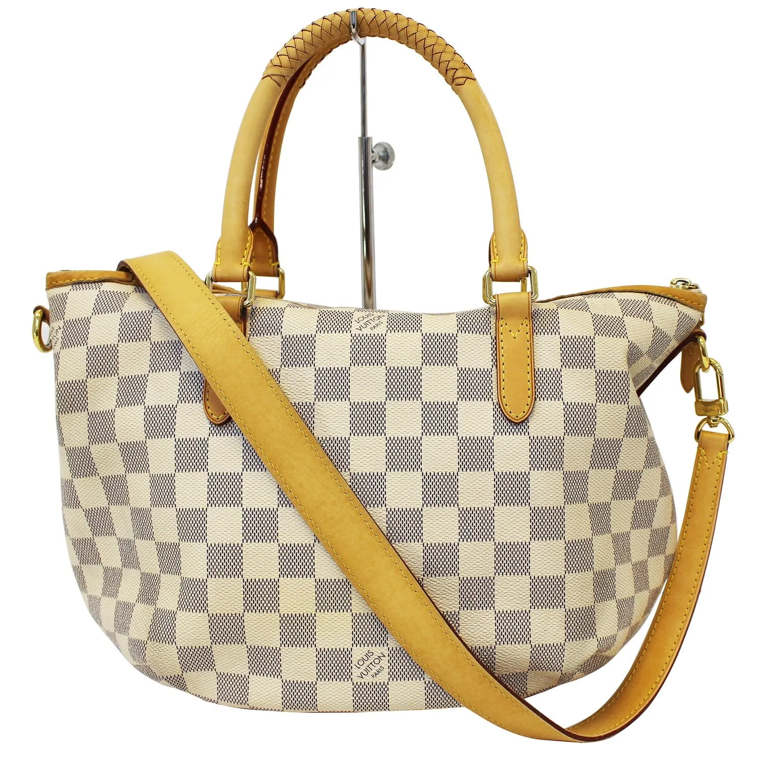 LOUIS VUITTON Damier Azur Riviera PM Shoulder Handbag
