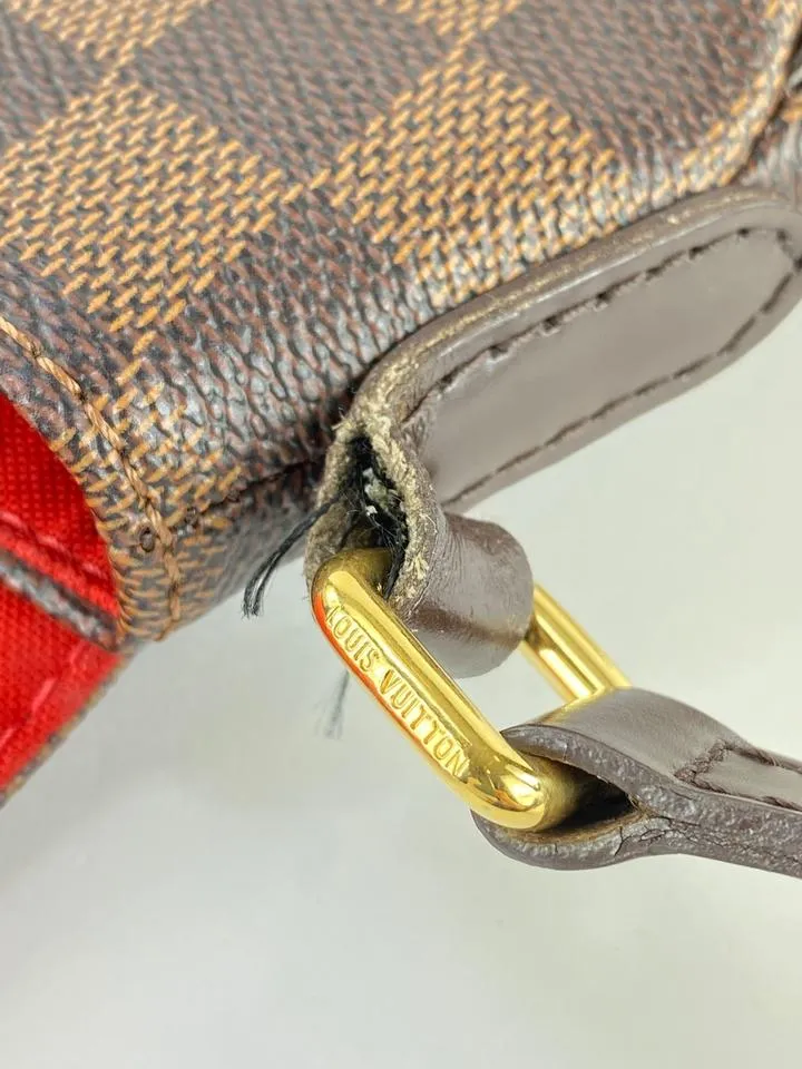 Louis Vuitton Damier Ebene Besace Rosebery Crossbody flap Bag 8LV712
