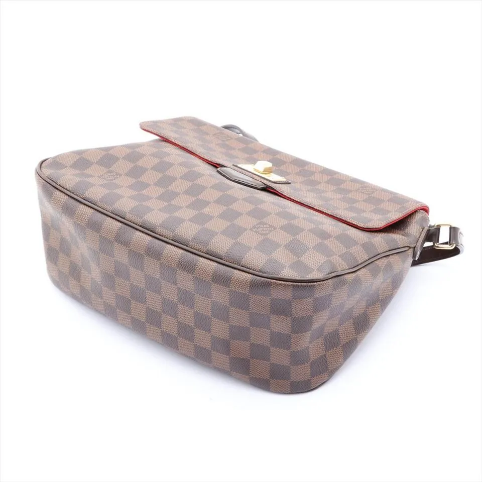 Louis Vuitton Damier Ebene Besace Rosebery Crossbody flap Bag 8LV712