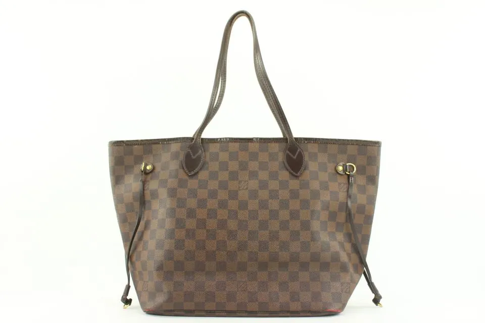 Louis Vuitton Damier Ebene Neverfull MM Tote Bag 370lvs525