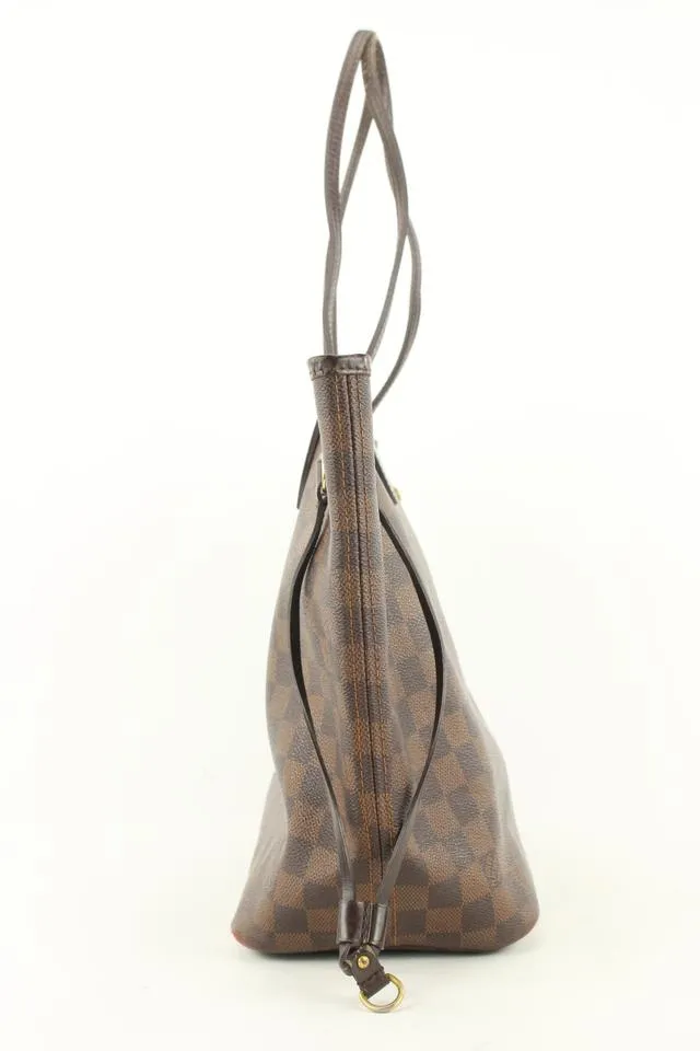 Louis Vuitton Damier Ebene Neverfull MM Tote Bag 370lvs525