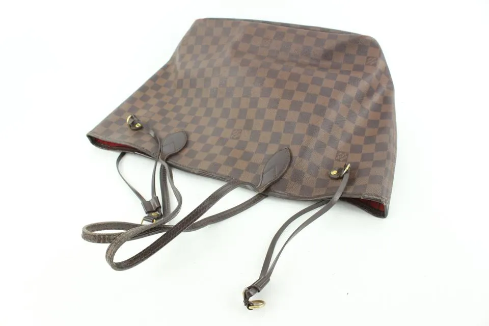 Louis Vuitton Damier Ebene Neverfull MM Tote Bag 370lvs525