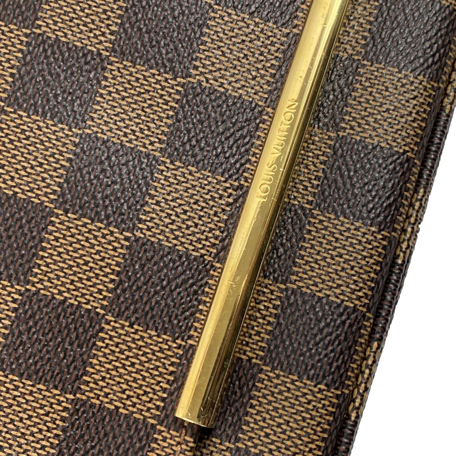 Louis Vuitton - Excellent - Hoxton PM in Damier Ebene - Brown Crossbody