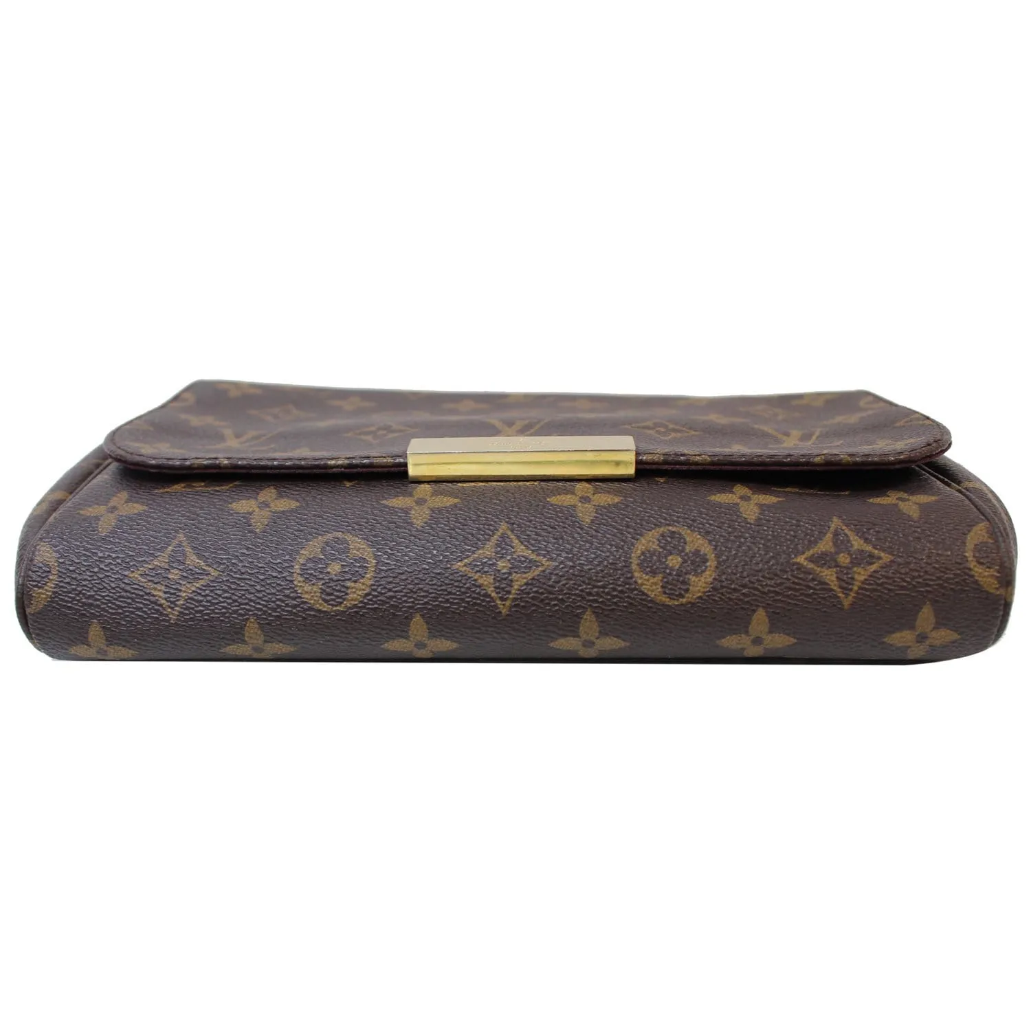 LOUIS VUITTON Favorite MM Monogram Canvas Crossbody Bag Brown